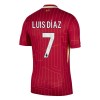 Maillot de Supporter Liverpool Luis Diaz 7 Domicile 2024-25 Pour Enfant